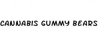 cannabis gummy bears