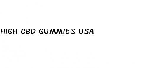 high cbd gummies usa