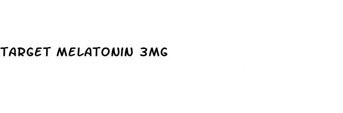 target melatonin 3mg