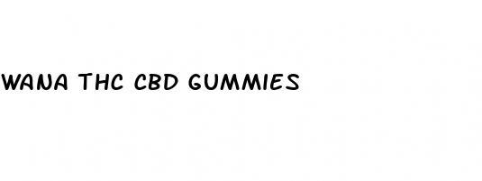 wana thc cbd gummies