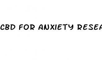 cbd for anxiety research 2023