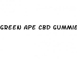 green ape cbd gummies walmart