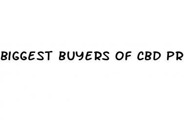 biggest buyers of cbd products