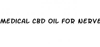 medical cbd oil for nerve pain