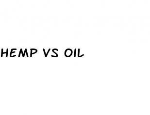 hemp vs oil