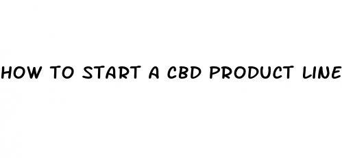 how to start a cbd product line