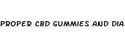 proper cbd gummies and diabetes