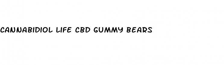 cannabidiol life cbd gummy bears