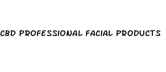 cbd professional facial products