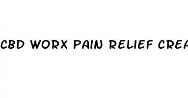 cbd worx pain relief cream 600mg