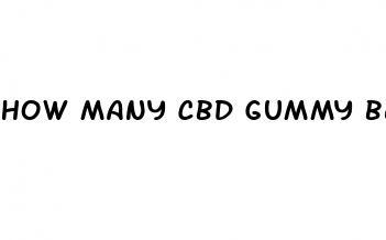 how many cbd gummy bears to take