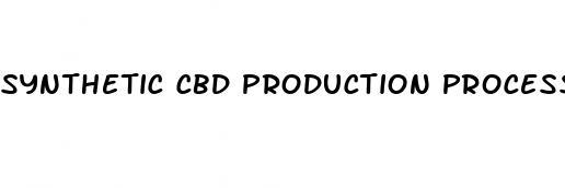 synthetic cbd production process