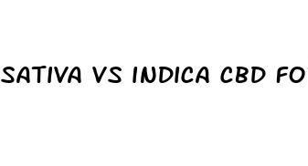 sativa vs indica cbd for sleeping