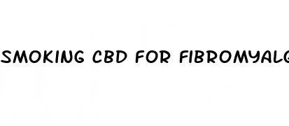 smoking cbd for fibromyalgia pain