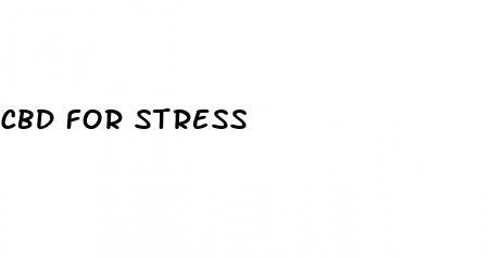 cbd for stress