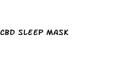 cbd sleep mask