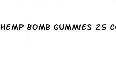 hemp bomb gummies 25 count maximum