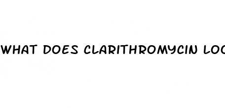 what does clarithromycin look like