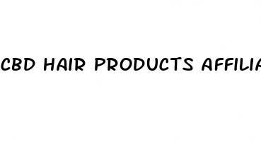 cbd hair products affiliate program