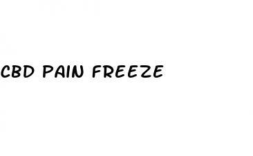 cbd pain freeze