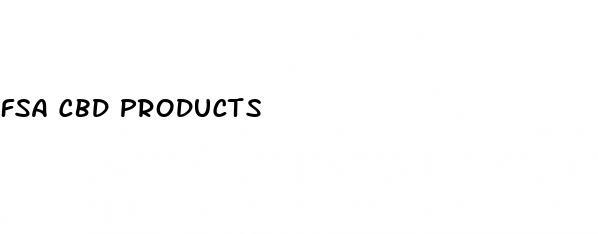 fsa cbd products