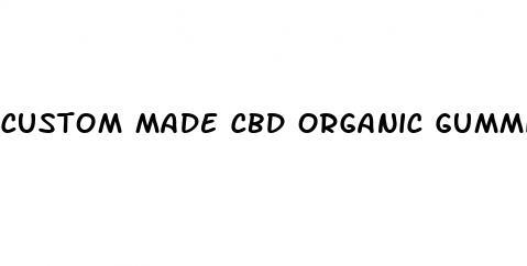 custom made cbd organic gummies 100mg