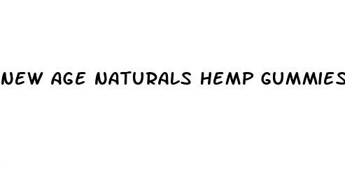 new age naturals hemp gummies 2500 mg