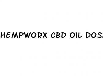 hempworx cbd oil dosage anxiety attack