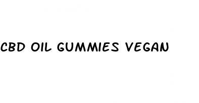 cbd oil gummies vegan