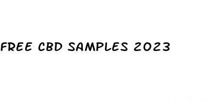 free cbd samples 2023