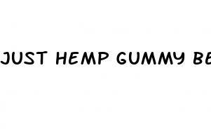 just hemp gummy bears