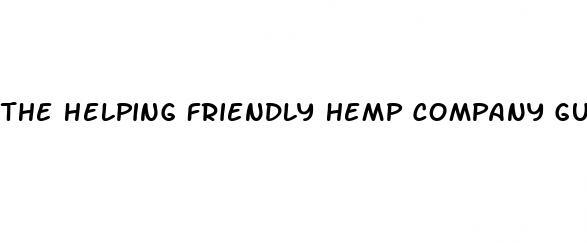 the helping friendly hemp company gummies