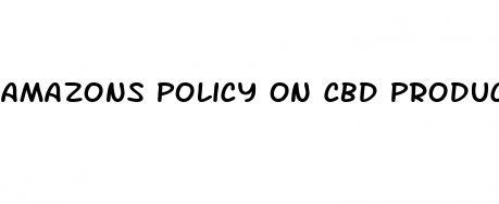 amazons policy on cbd products for pets