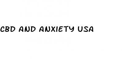 cbd and anxiety usa