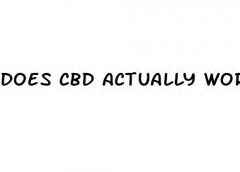 does cbd actually work for regular pain