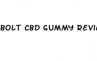 bolt cbd gummy reviews