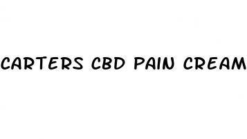 carters cbd pain cream