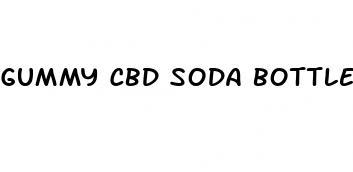 gummy cbd soda bottles