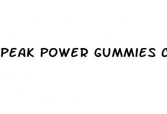 peak power gummies cbd