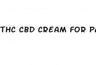 thc cbd cream for pain