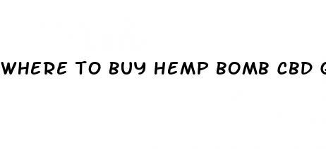 where to buy hemp bomb cbd gummies near me