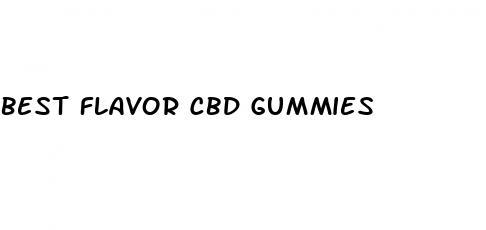 best flavor cbd gummies