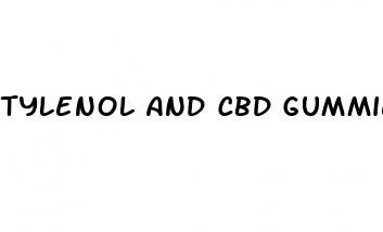 tylenol and cbd gummies