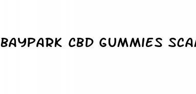 baypark cbd gummies scam