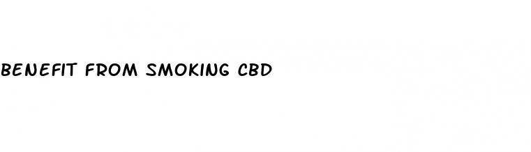 benefit from smoking cbd