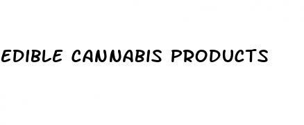 edible cannabis products