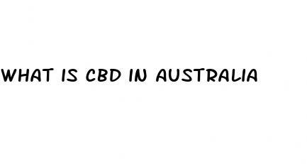 what is cbd in australia