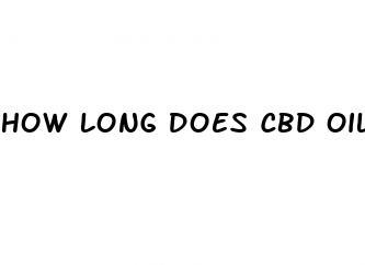 how long does cbd oil take to work on anxiety