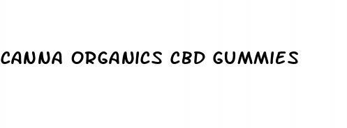 canna organics cbd gummies