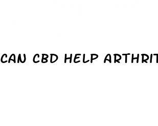 can cbd help arthritis pain